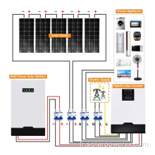 Système d&#39;énergie solaire hors réseau de 10 kW